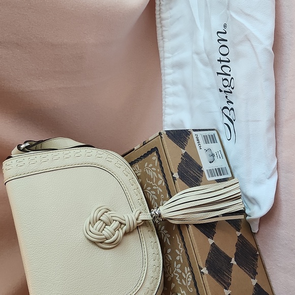 Brighton Trina White Leather Bag - Picture 12 of 12